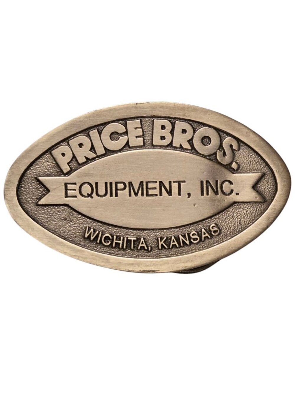 Price Bros Equipment Belt Buckle Limited Edition 1984 Wichita KS Western Wear